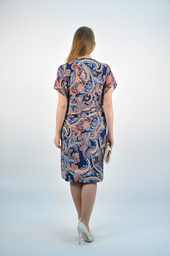 Платье T-1012/A > размеры: 50, 52, 54, 56, 58 оптом в Москве
