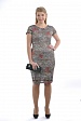Платье 5046-A > размеры: 48, 50, 52, 54 оптом в Москве